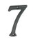 4" Bronze House Number #7