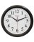 CLOCK WALL RND PLSTC BLK 10IN