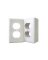 10 PK DUPLEX PLATE:1 GANG WHITE