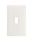 SWITCH PLATE:1 GANG WHITE