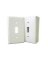 10 PK SWITCH PLATE:1 GANG WHITE