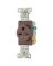 RECP SGL 15A 2P3W STR SWIRE BR