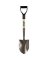 SHOVEL MINI ROUND PT WOOD HNDL