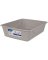 PETMATE 22183 Large Litter Pan, 15.3 in W, 18-1/2 in D, Plastic, Mouse Gray