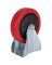 5IN RIGID PLATE PU CASTER