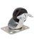 CASTER SWIVEL 2-1/2IN RUB/ZINC