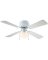 FAN CEIL 42IN W/7IN LT KIT WHT