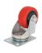 3IN SWIVEL PLATE PU CASTER