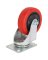 4IN SWIVEL PLATE PU CASTER