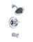 FAUCET TUB/SHOWER 1HDL CHROME