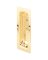 PULL DOOR EDGE BRT BRASS RECT