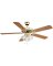 FAN CEILING DUAL-MNT 3LT PB 52IN