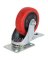 4IN SWIVEL CASTER W/BRAKE PU
