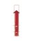 RED METAL TUBE BIRD FEEDER s