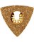 Rockwell RW8923 Triangular Oscillating Rasp, Carbide Abrasive, 3-1/8 in L