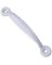 DOORPULL STEEL 4-3/4 IN WHITE