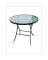 TABLE FOLDING W/GLASS TOP 32IN