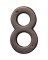 HY-KO Prestige Series BR-42OWB/8 House Number, Character: 8, 4 in H