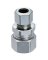 Plumb Pak PP80PCLF Tube Adapter, 5/8 x 3/8 in, Compression, Chrome