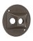 ROUND COVER 3-1/2IN BRONZE