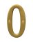 NUMBER HOUSE 0 SB 4IN BRSH BR