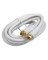 6ft COAX CABLE W/F-CONNECTOR WHT