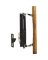 DOOR HANDLE PATIO W/LOCK BLK