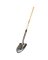 SHOVEL RND PT LACQUER HDL 48IN