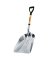 Landscapers Select 34605 Scoop Shovel, Aluminum Blade, Wood Handle, D-Shaped