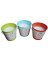 CANDLE BUCKET COLORED 5IN