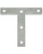 National Hardware 116BC Series N266-445 T-Plate, 4 in L, Steel, Zinc