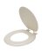 TOILET SEAT RND WOOD BONE
