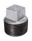 PLUG SQ HEAD GALV MALLEABLE 4