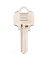 HY-KO 11010AR1 Key Blank, Brass, Nickel, For: American Cabinet, House Locks