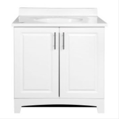 30" WHT Combo Vanity