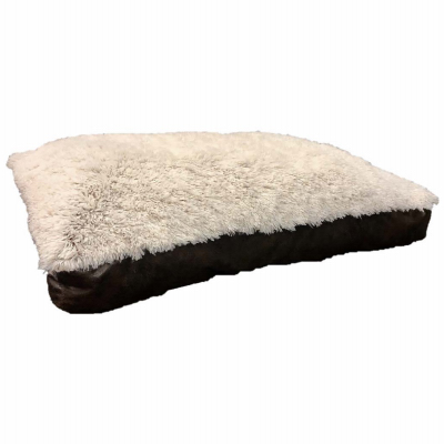 27"x36" Taupe Gusset Pet Bed