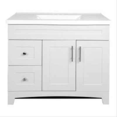 36" GRY Combo Vanity