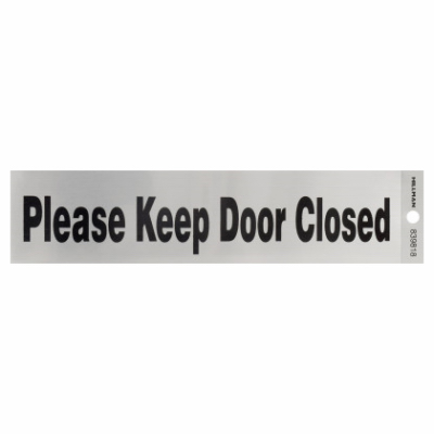 Keep Door Closed Sign 839818