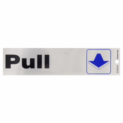 Pull decal slv 2"x8"