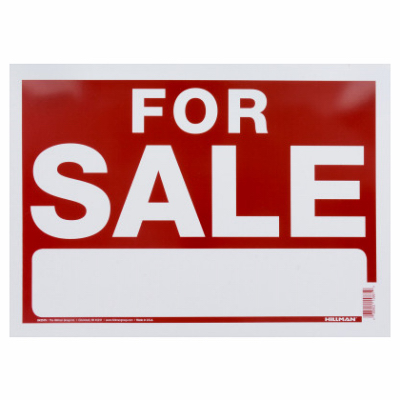 10x14 Red/White For Sale Sign
