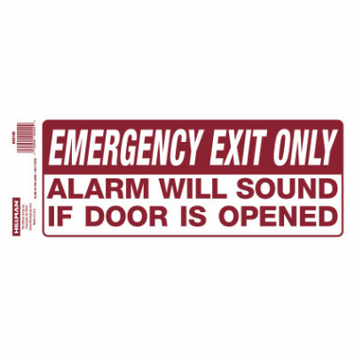 4x10 Emerg Exit Sign