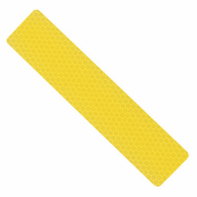 Reflective Saftey Tape, Yellow, 1" x 6"