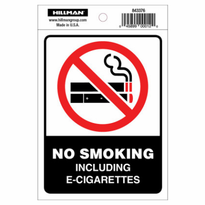 4x6 No Smoking Sign