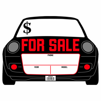 10x14 Auto Sale Sign