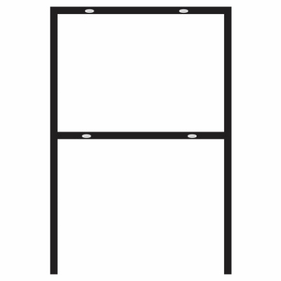 18x24 BLK Sign Holder