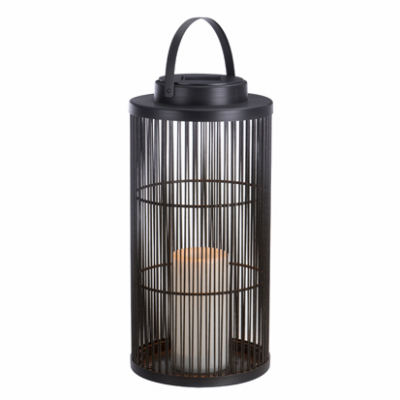 15"Solar Basket Lantern