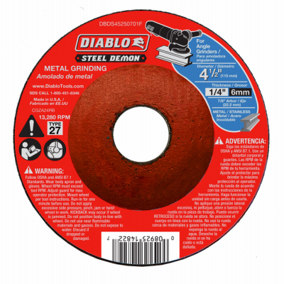 4-1/2"MTL Grinding Disc