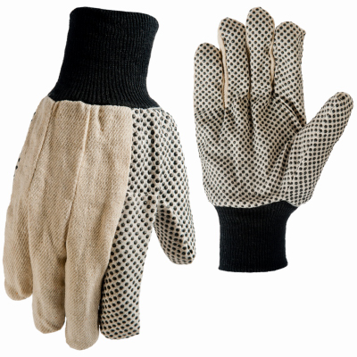 Medium Mini Dot Canvas Gloves