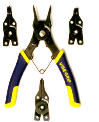 4PC Convertible Snap Ring Pliers