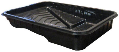 9" Black Disposable Paint Tray